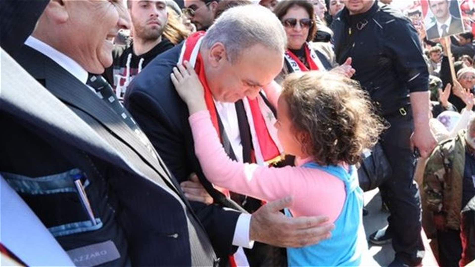 وهاب من طرطوس: هنا في أرض الشام يقرّر بشار الأسد والسيد حسن نصرالله