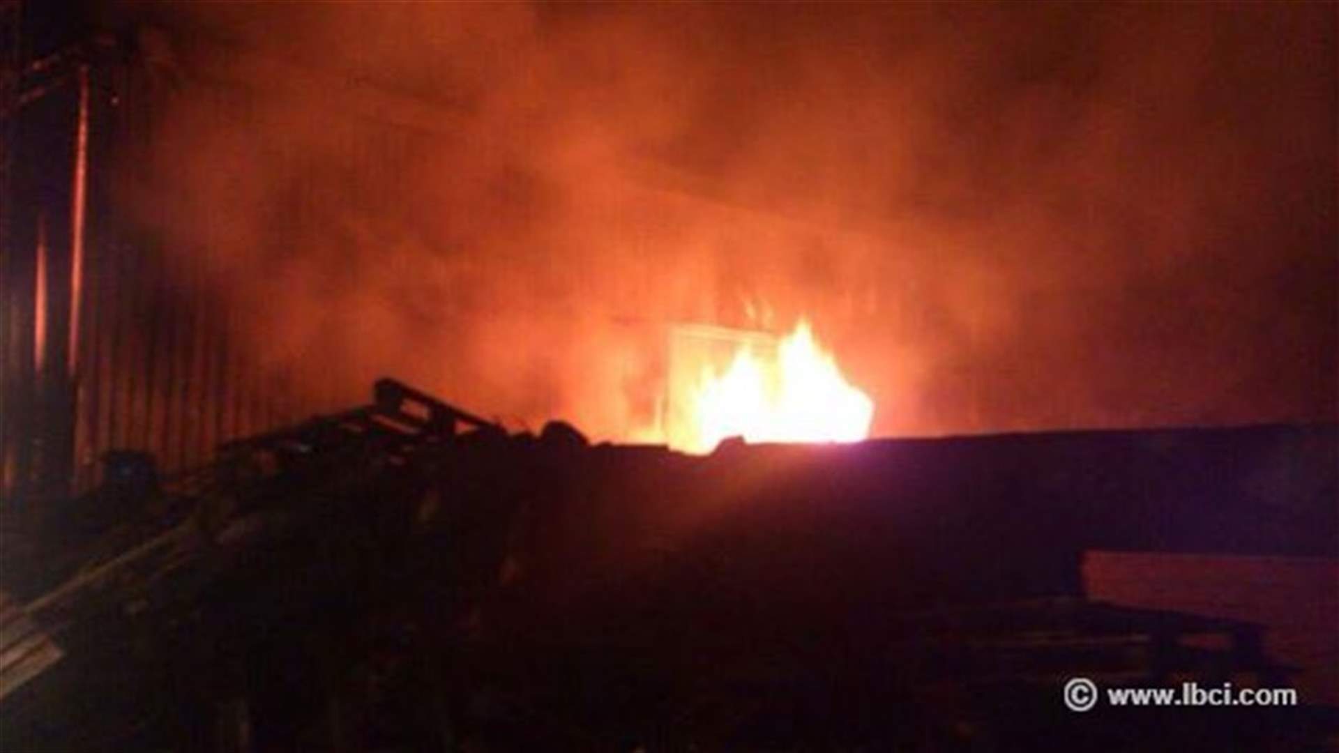 حريق في احراج البوار