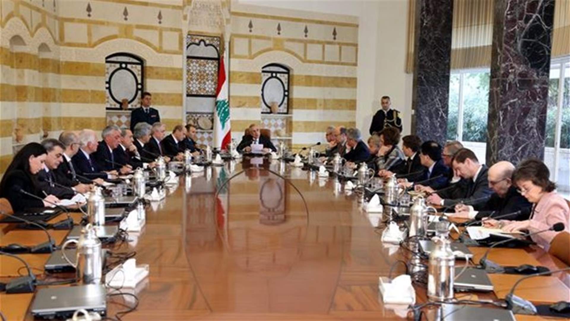 سليمان : للانتهاء من البيان الوزاري ونيل الثقة قبل انعقاد مؤتمر باريس