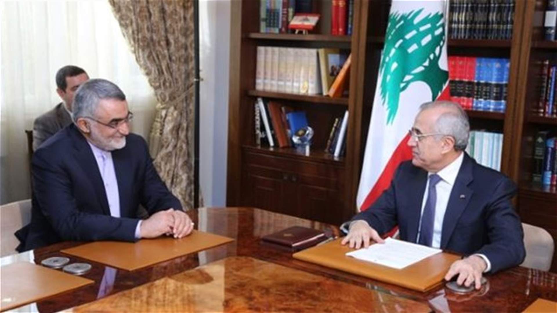 سليمان عرض مع برو جردي للعلاقات الثنائية والاوضاع في المنطقة