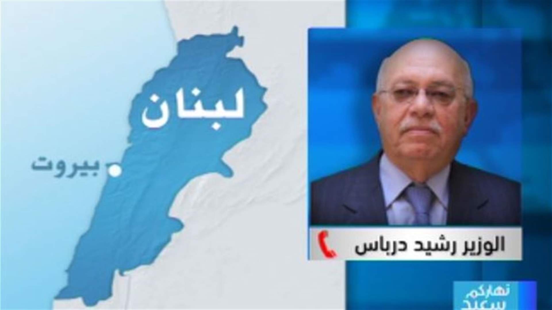 درباس للـLBCI : نحن بحاجة الى الحكومة من اجل استدراج المساعدات