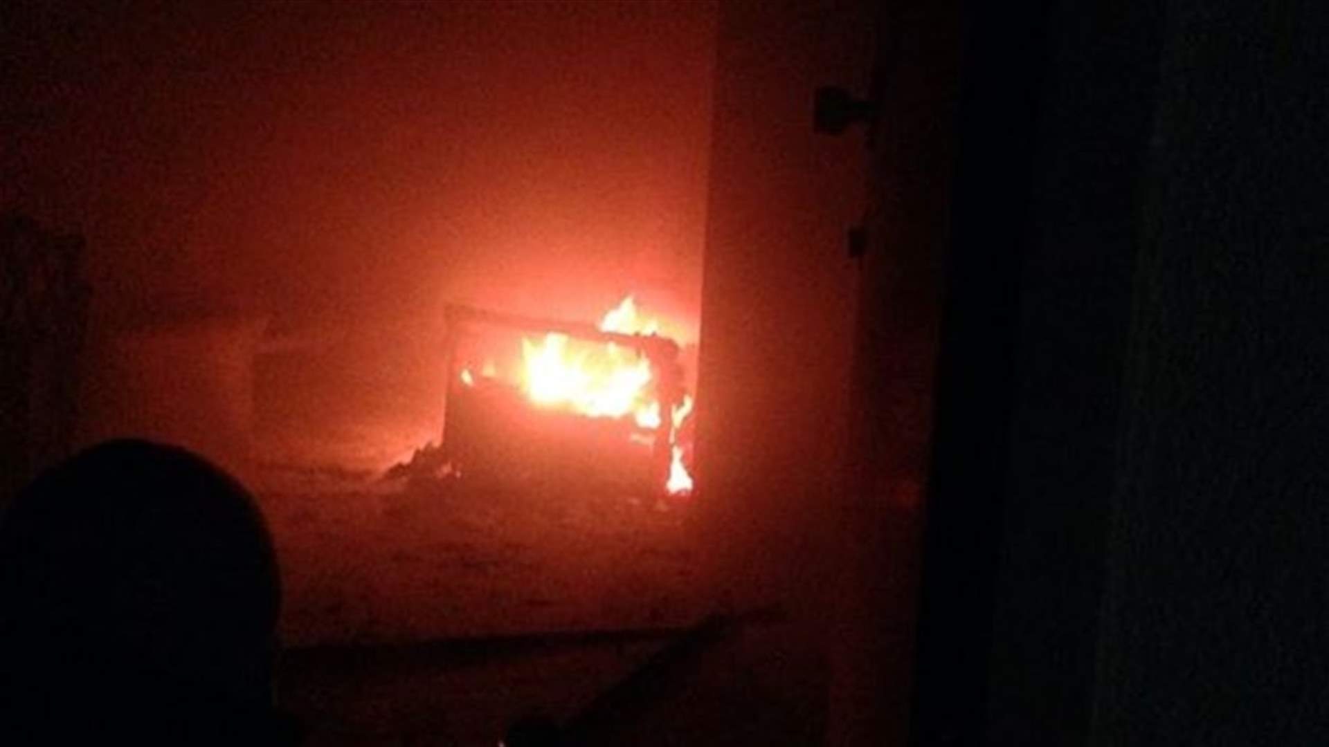 بالصور: حريق بأحد المنتجعات السياحية في طبرجا