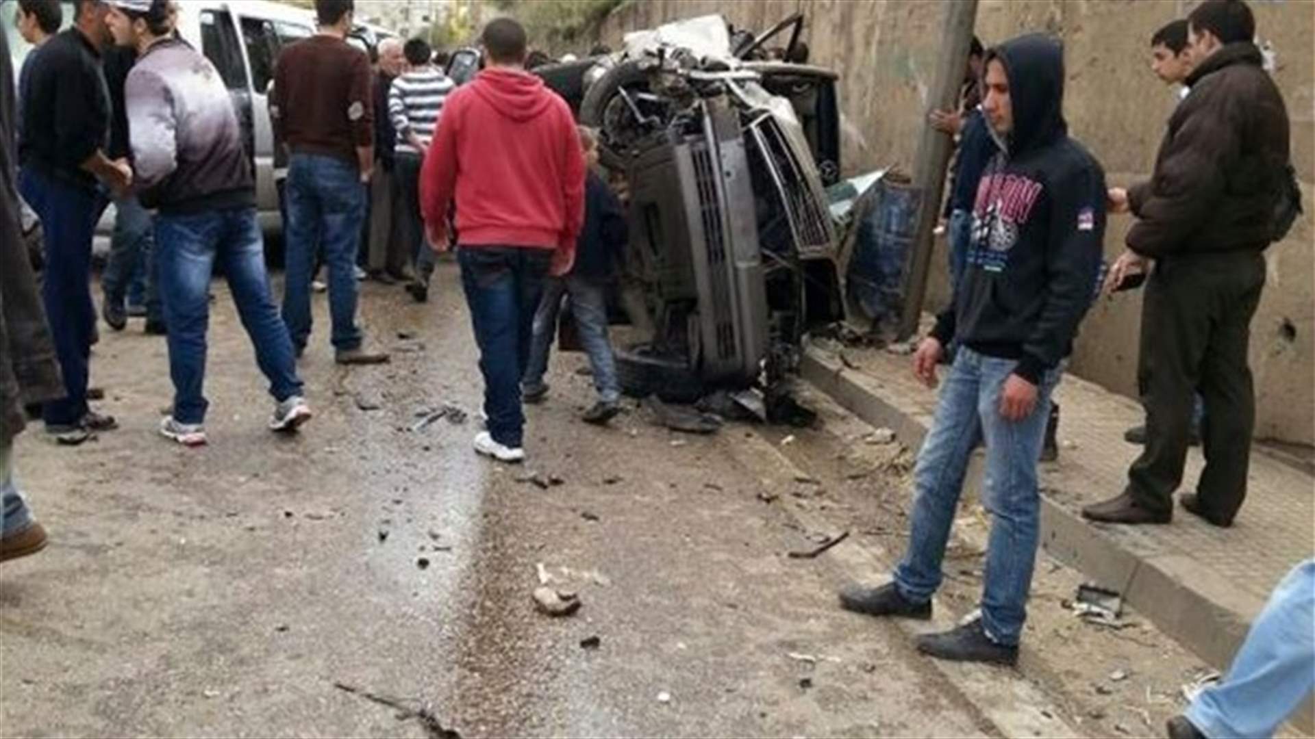 خمسة جرحى في حادث سير في البيرة