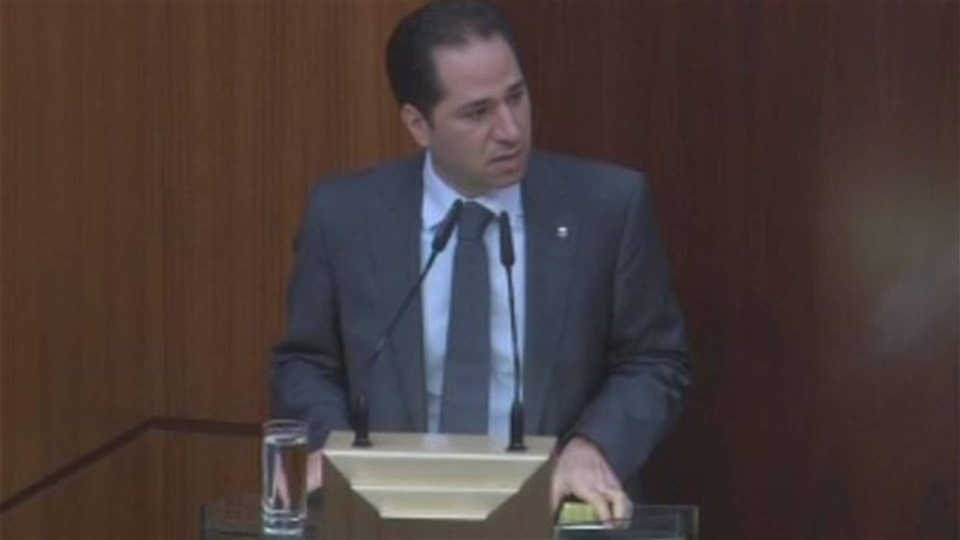 MP Sami Gemayel says Lebanon being held hostage by armed groups