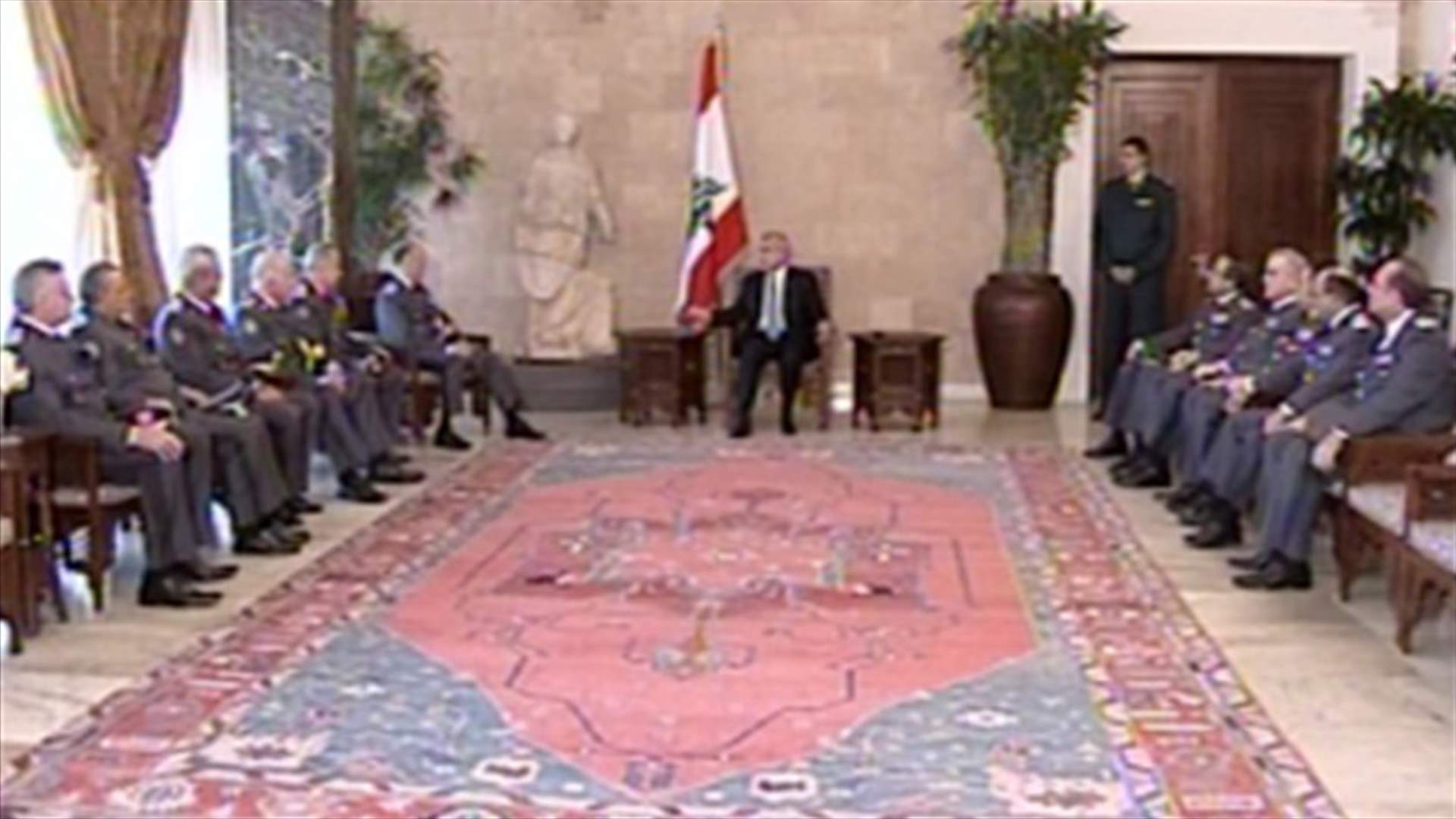 سليمان : الشعب اللبناني لن يسمح لخلايا الارهاب بالاختباء في قراه ومدنه