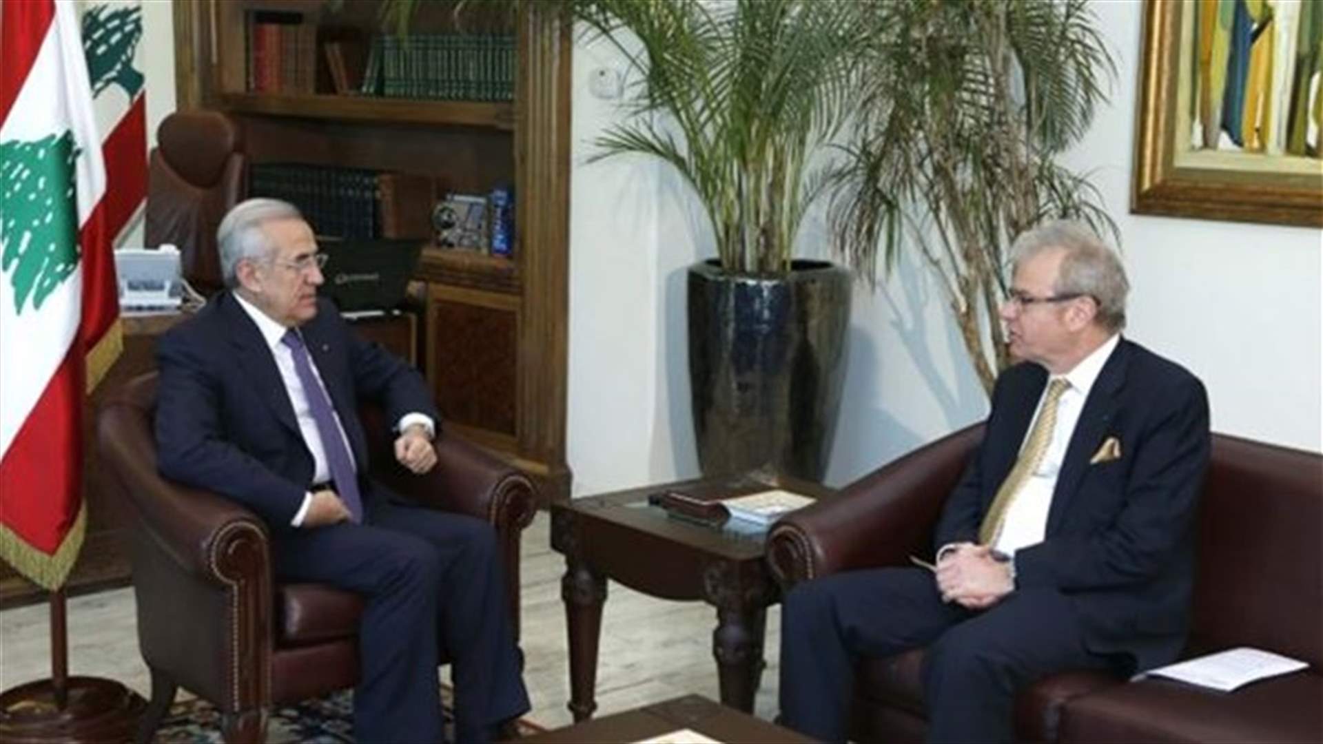 President Sleiman urges army to be firm while dealing with terrorism