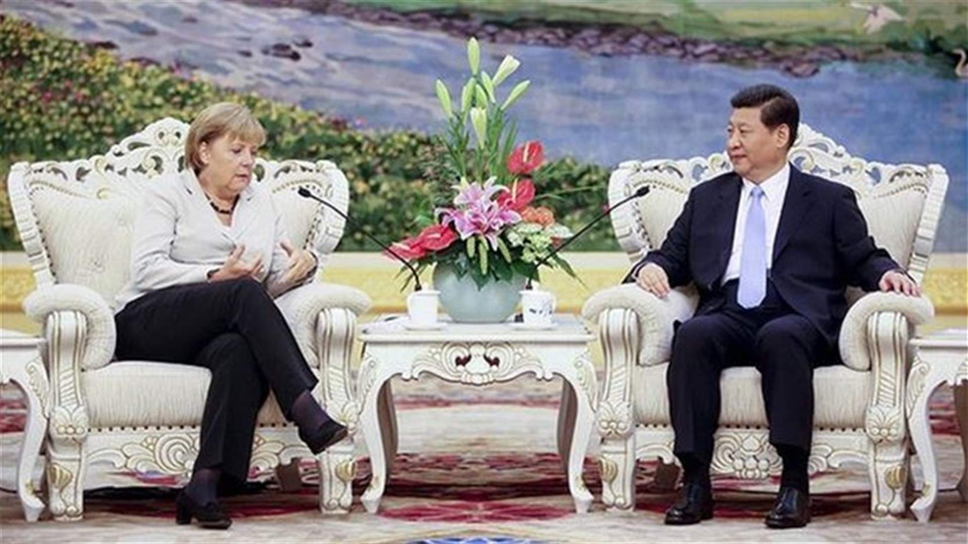 Merkel tells China's President Xi free expression is vital