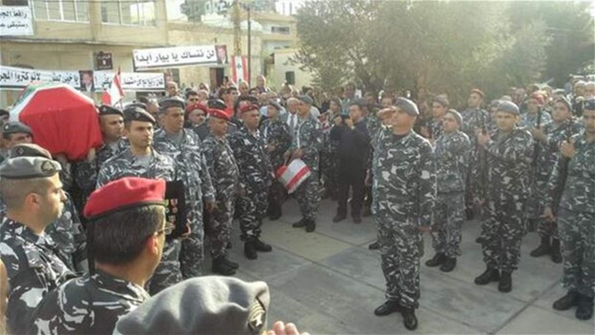 تشييع المؤهل الأول الشهيد بطرس البايع في كفردلاقوس