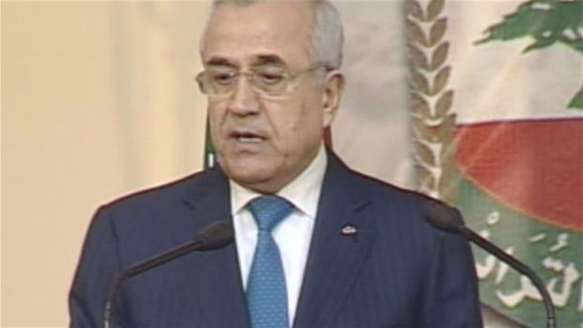 President Sleiman: A country that has an army like ours will triumph