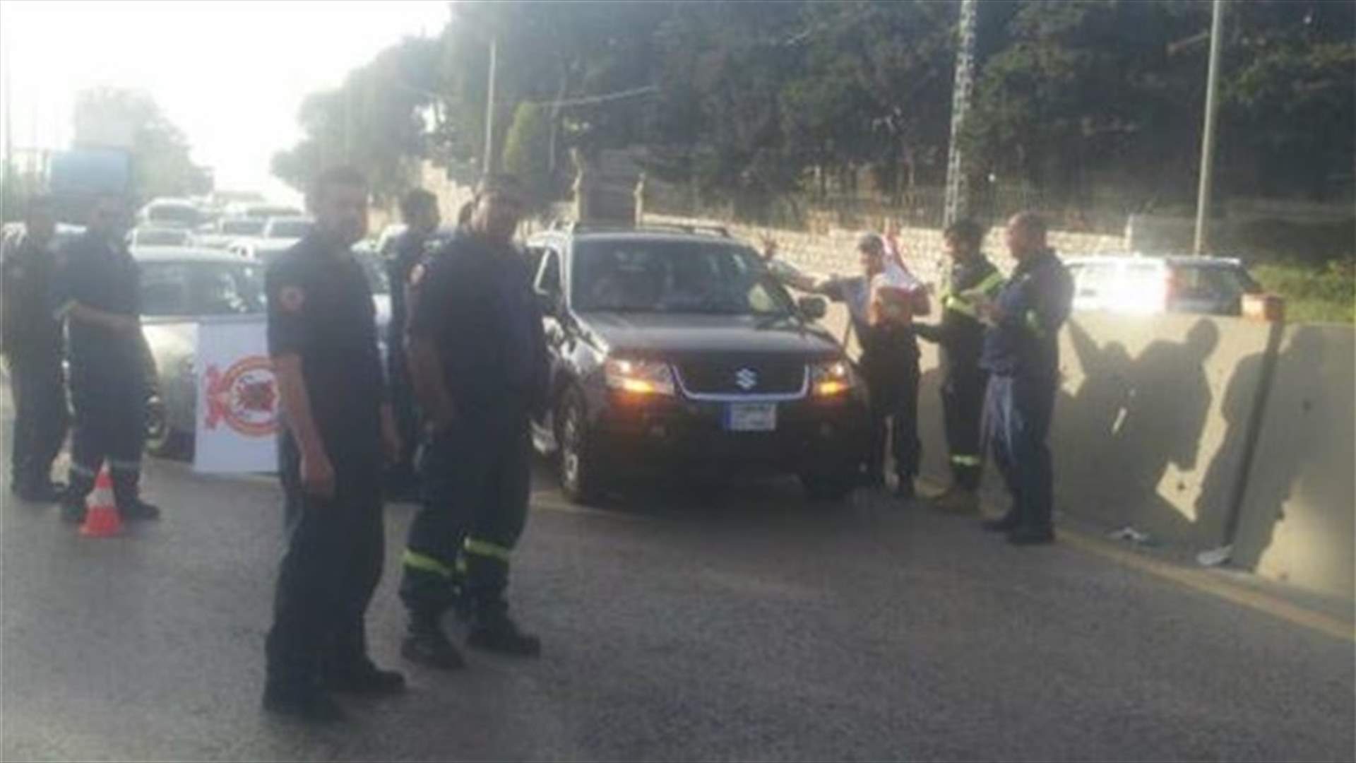 REPORT: Civil Defense workers stage sit-ins across Lebanon