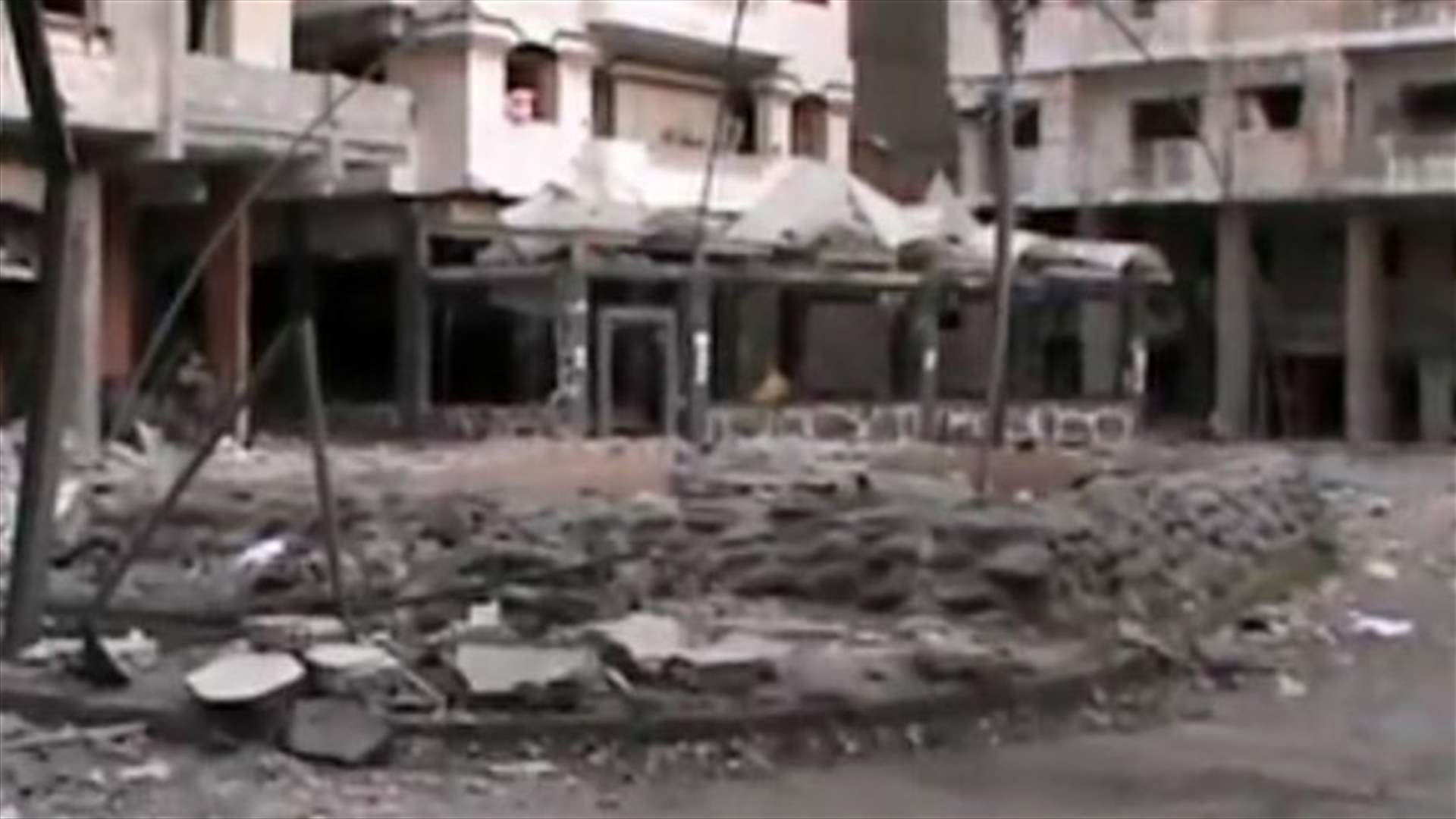 مقتل 14 شخصا بتفجير أمام جامع بلال الحبشي في حمص