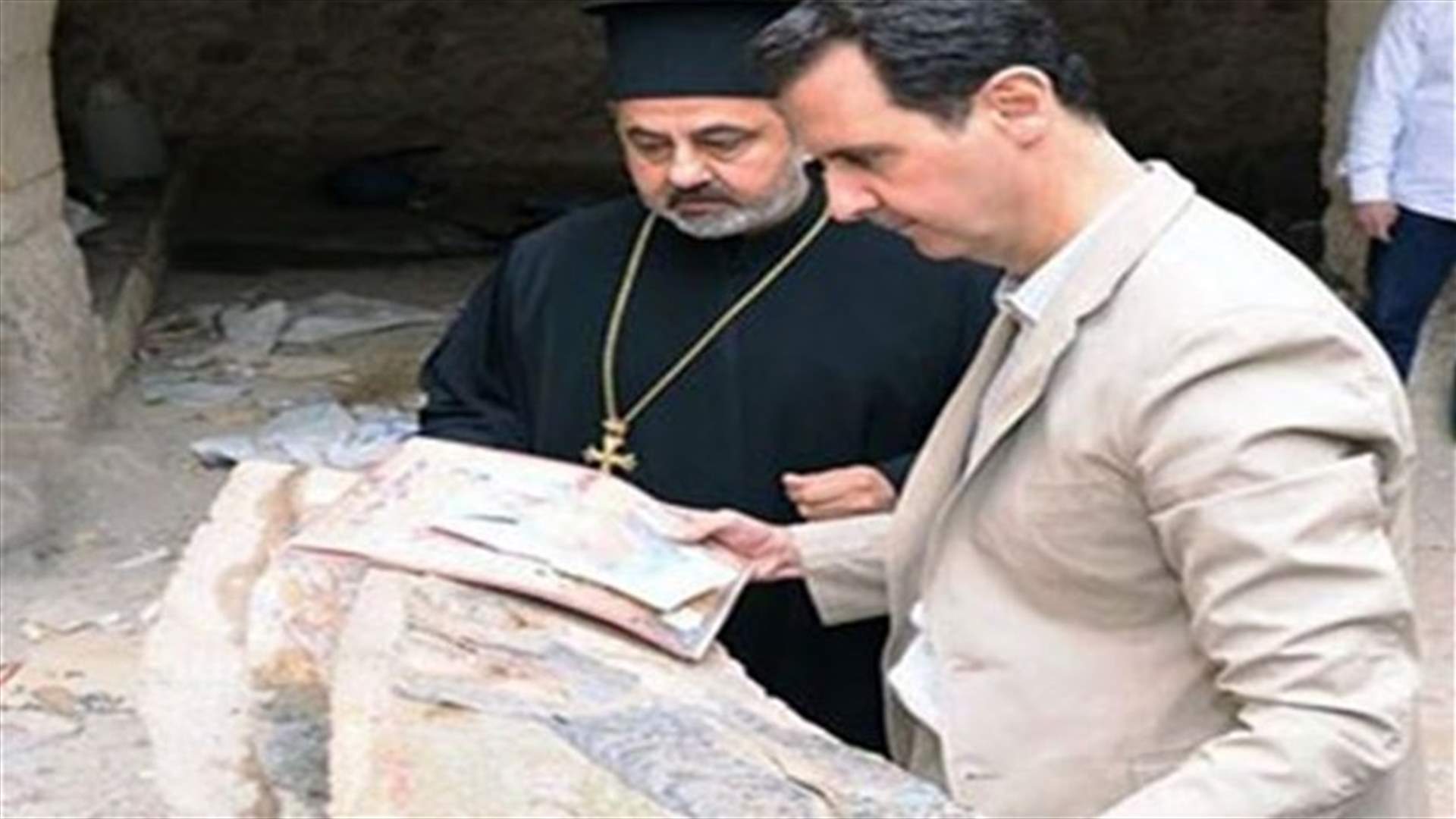 President Assad visits Christian town of Maaloula