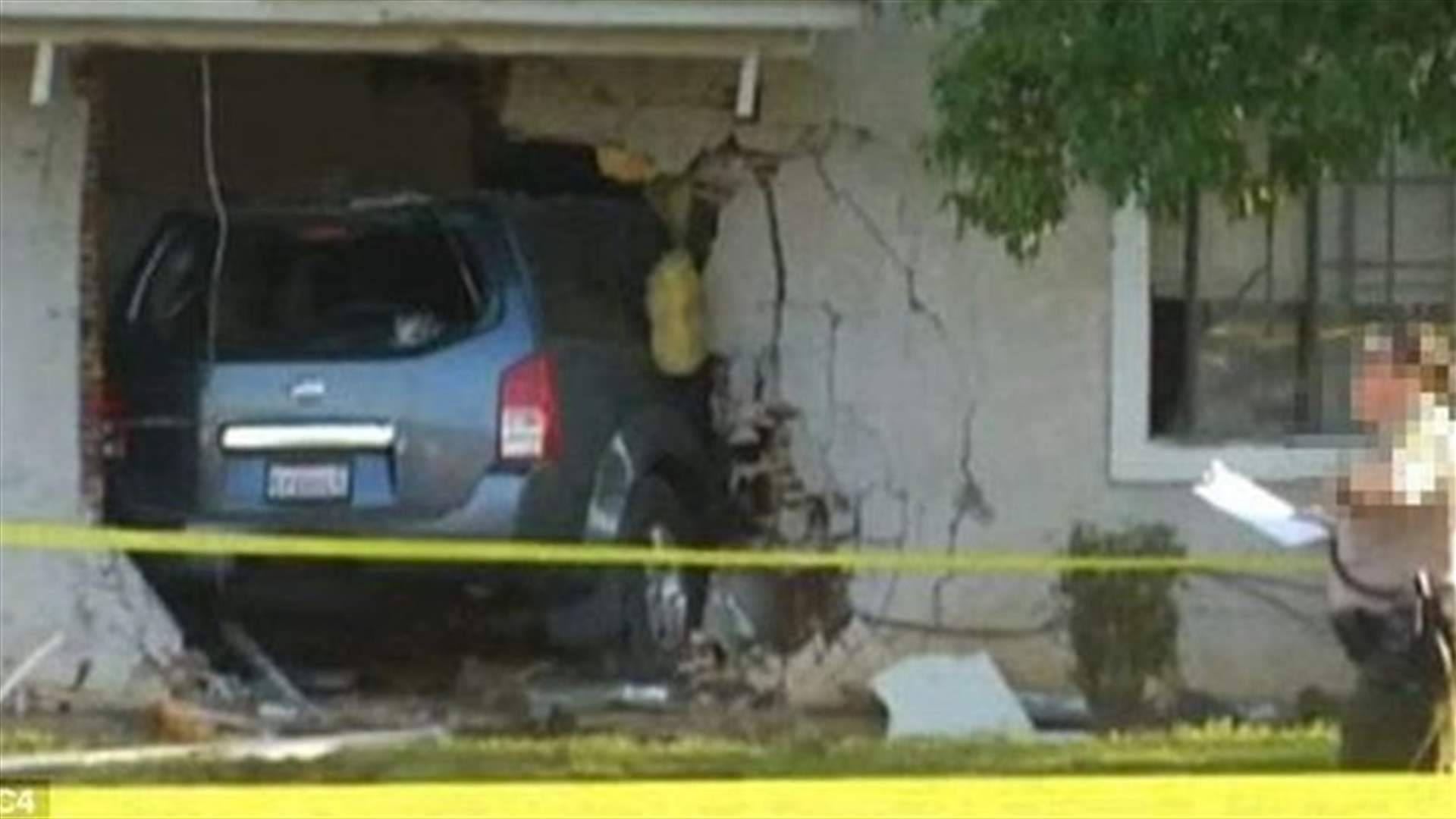 Sleeping girl killed after car drives into home