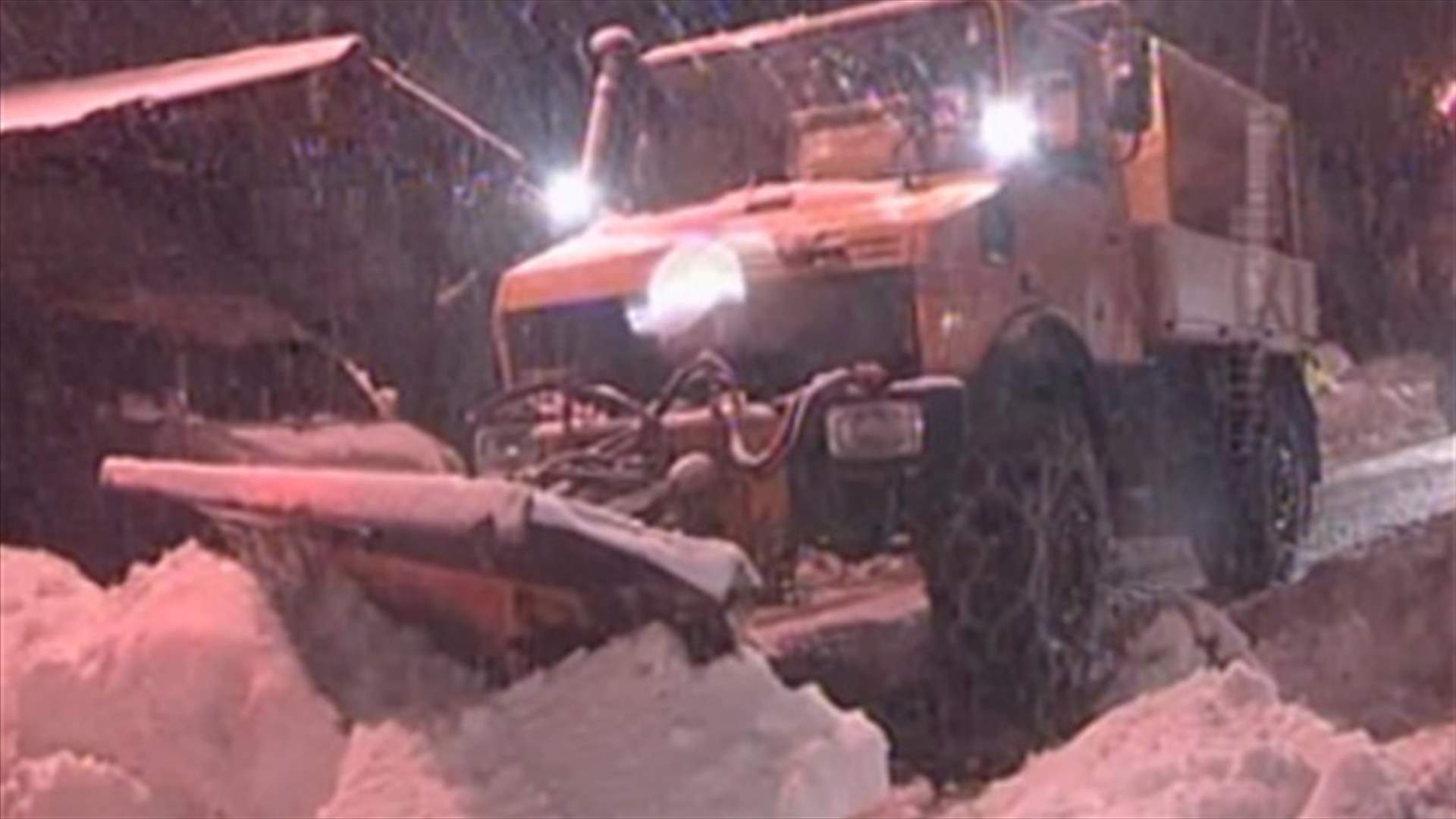 Some Lebanese welcomed 2012 stuck in a snow storm 