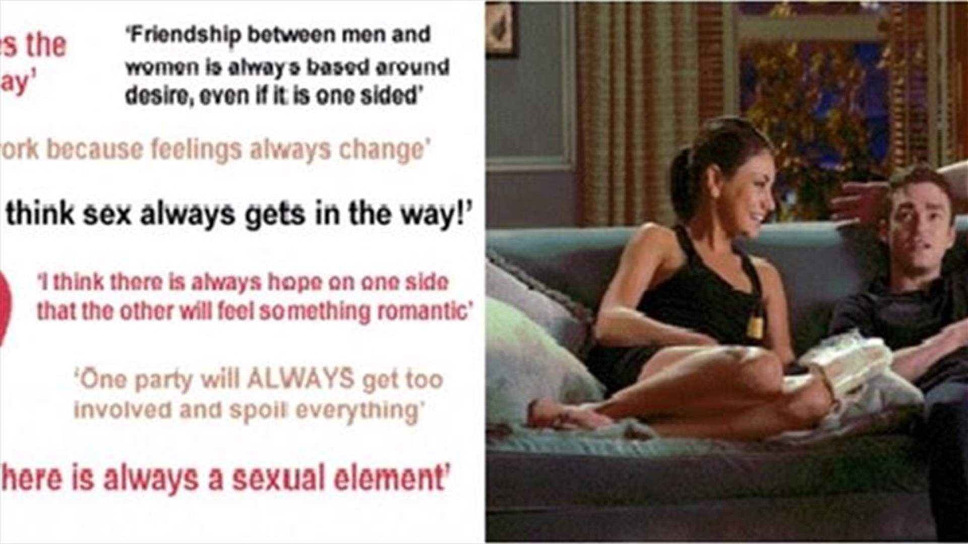 Contribution: Why Men And Women Can Never Be “Just” Friends 