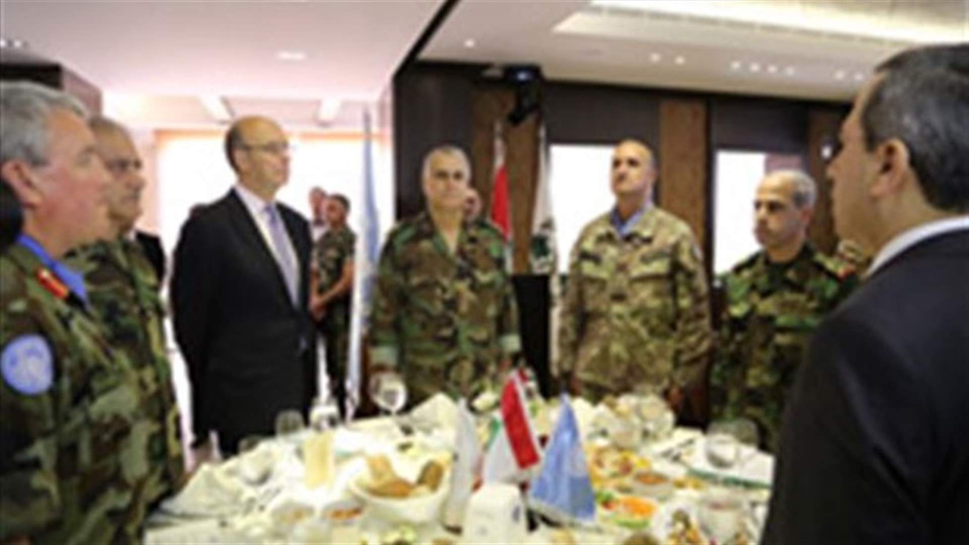 قهوجي يؤكد الاستمرار في العمل الى جانب اليونيفيل
