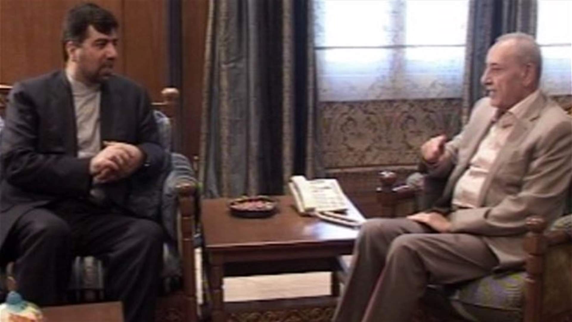 Iran’s Rokenabadi meets Speaker Berri, calls for unity among the Lebanese
