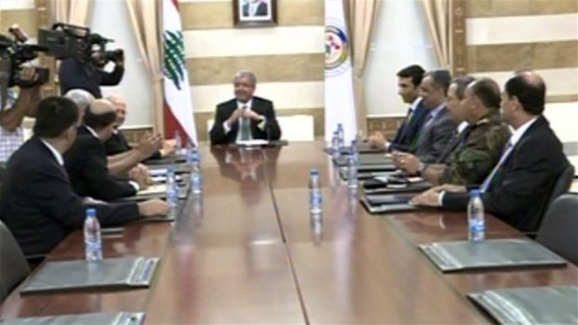 مجلس الامن المركزي بحث ملف اللاجئين