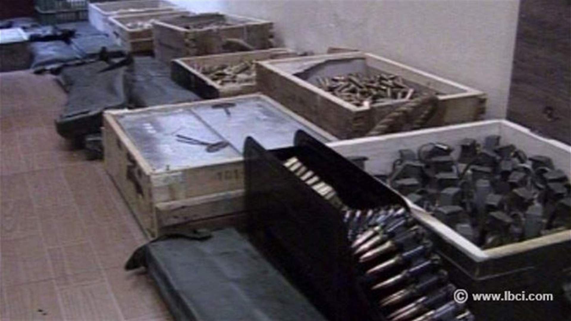  Information Bureau confiscates arms cache in Tripoli 