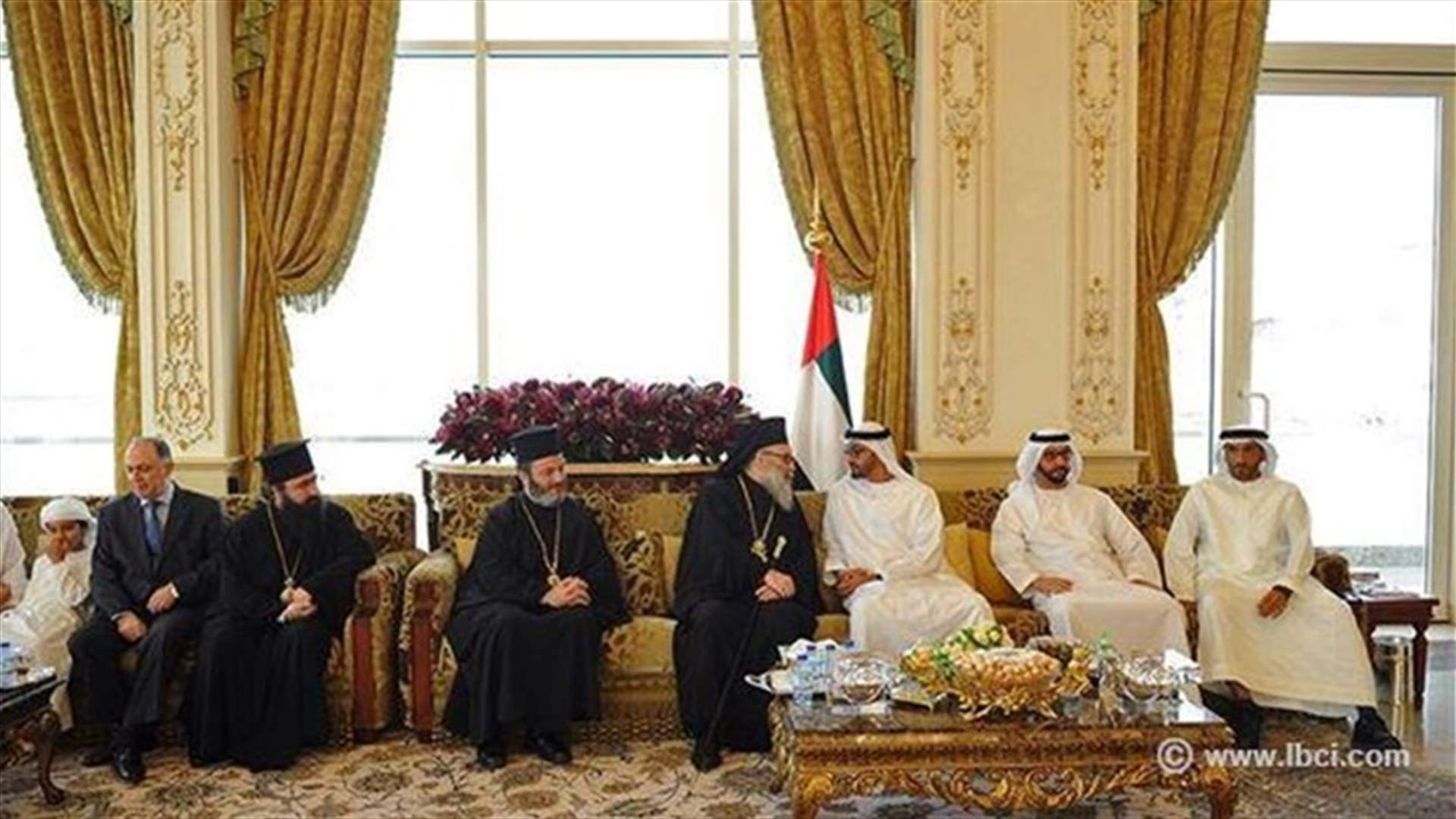 يازجي عرض مع ولي عهد ابوظبي ترسيخ العيش المشترك والوضع في سوريا