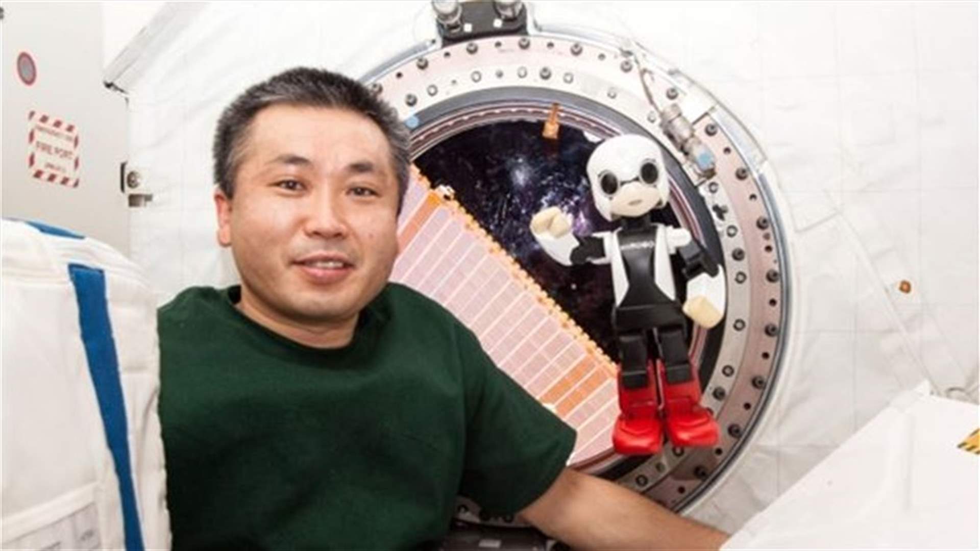 Talking humanoid robot says goodbye to astronaut ahead of his departure from the International Space Station 