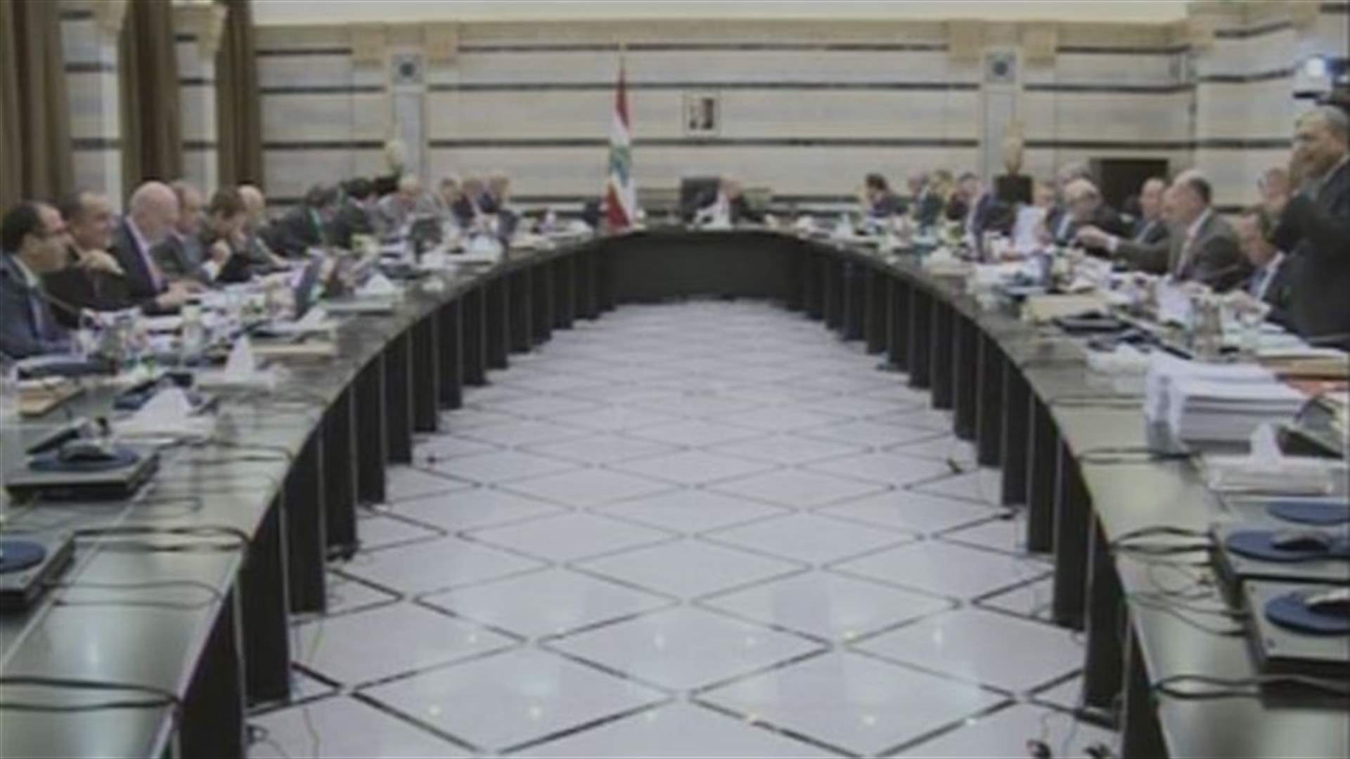 Lebanese cabinet holds regular session at Grand Serail 