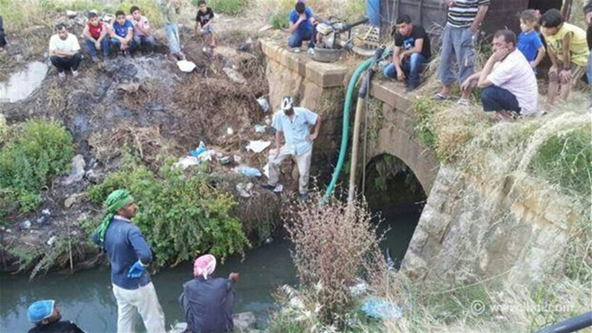 فقدان طفل سوري سقط في قناة ري نهر البارد