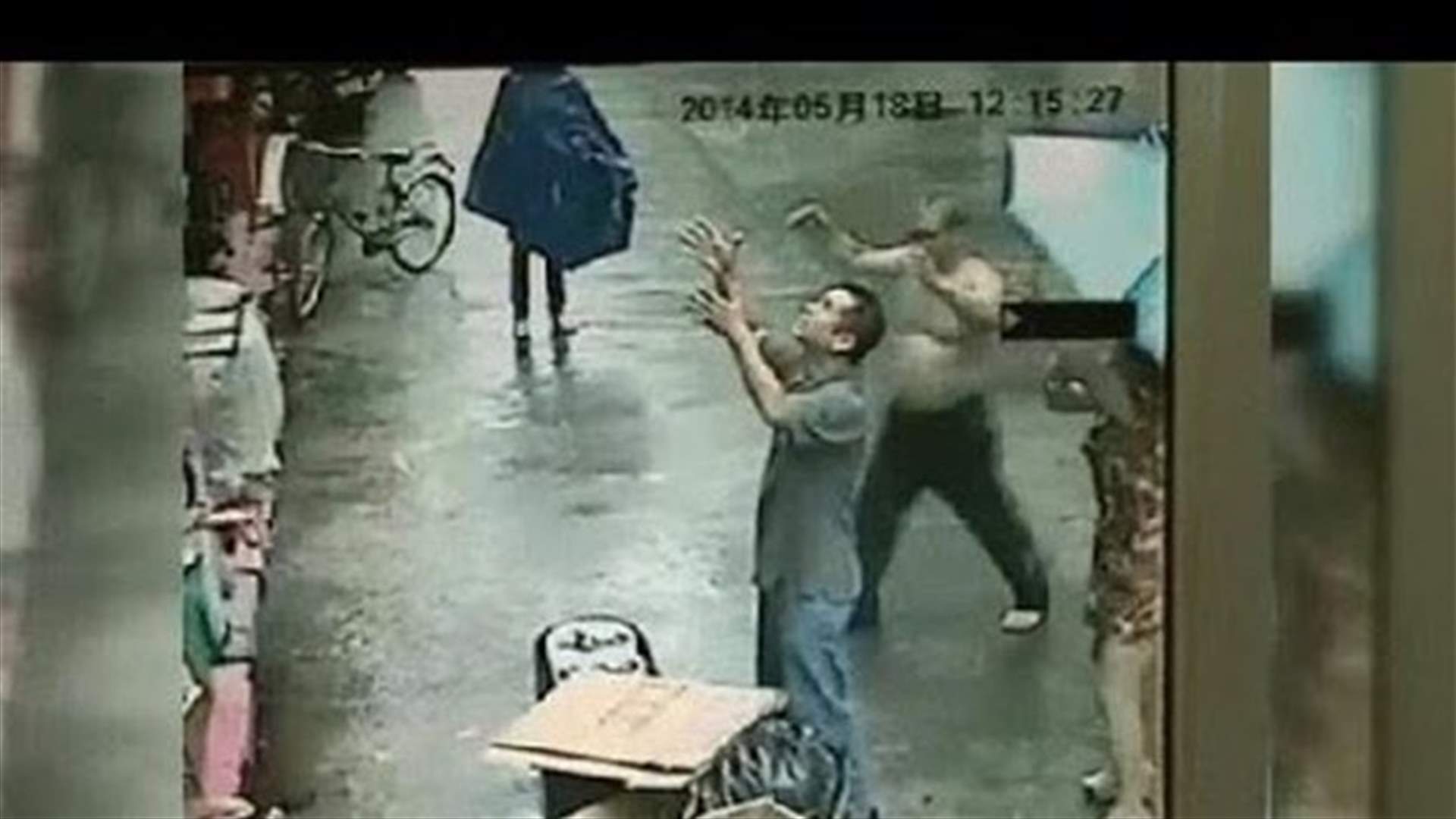 Man Catches Baby Falling From Second Floor