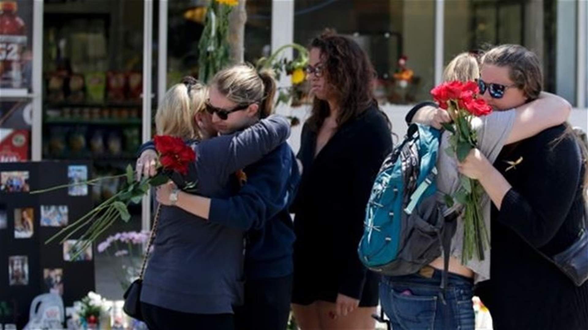 California students mourn near scene of rampage