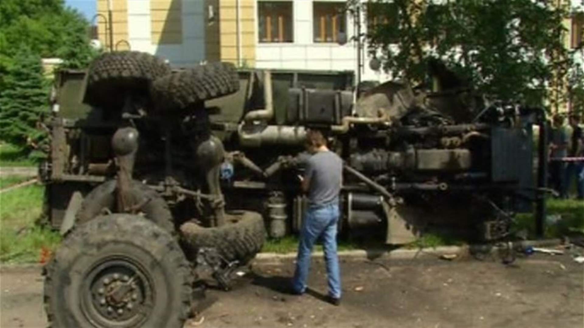 Rebels shoot down Ukraine helicopter, 14 dead - acting president