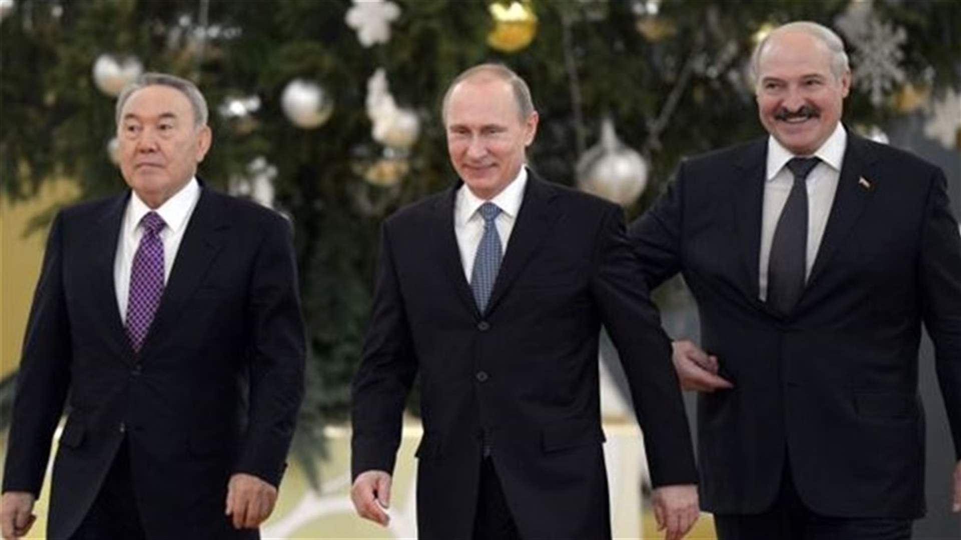 Russia, Belarus and Kazakhstan set up new alliance