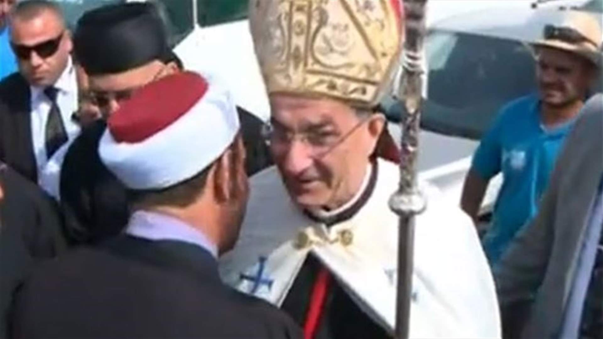 مسيحيو عكا ومسلموها خرجوا لاستقبال البطريرك الراعي بحرارة