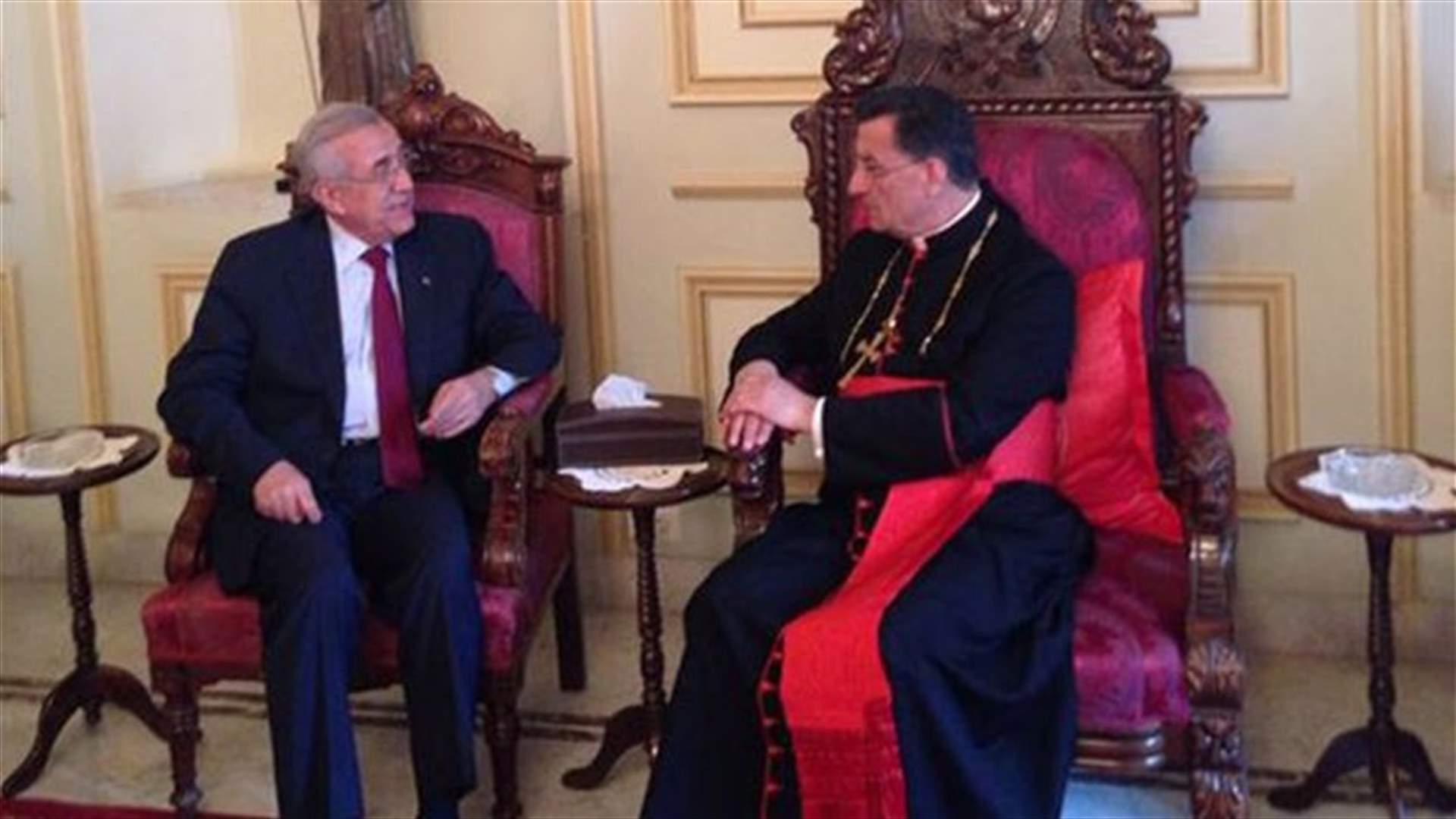 سليمان من بكركي: الدولة تحمي الجميع ويجب احترامها