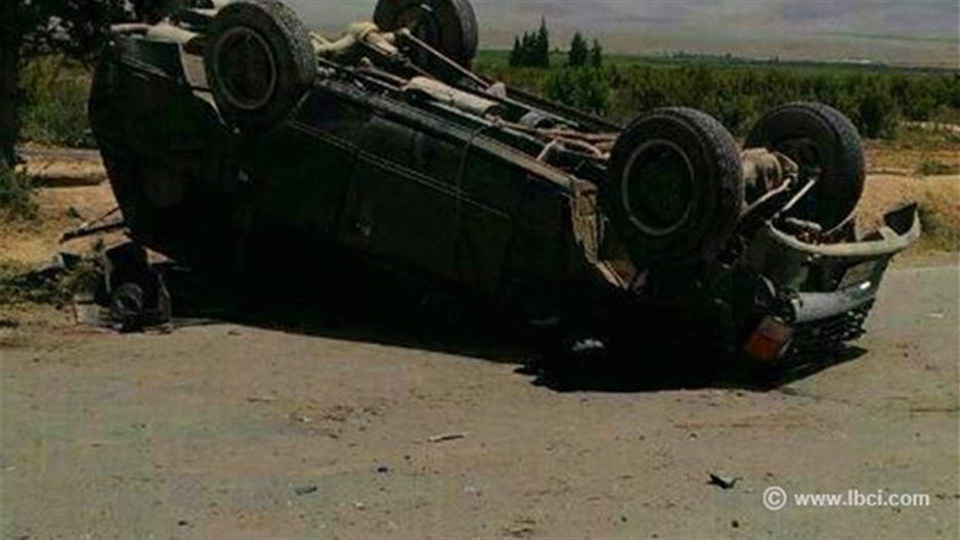 مقتل المختار السابق لبلدة القاع سعادة التوم في حادث مروع