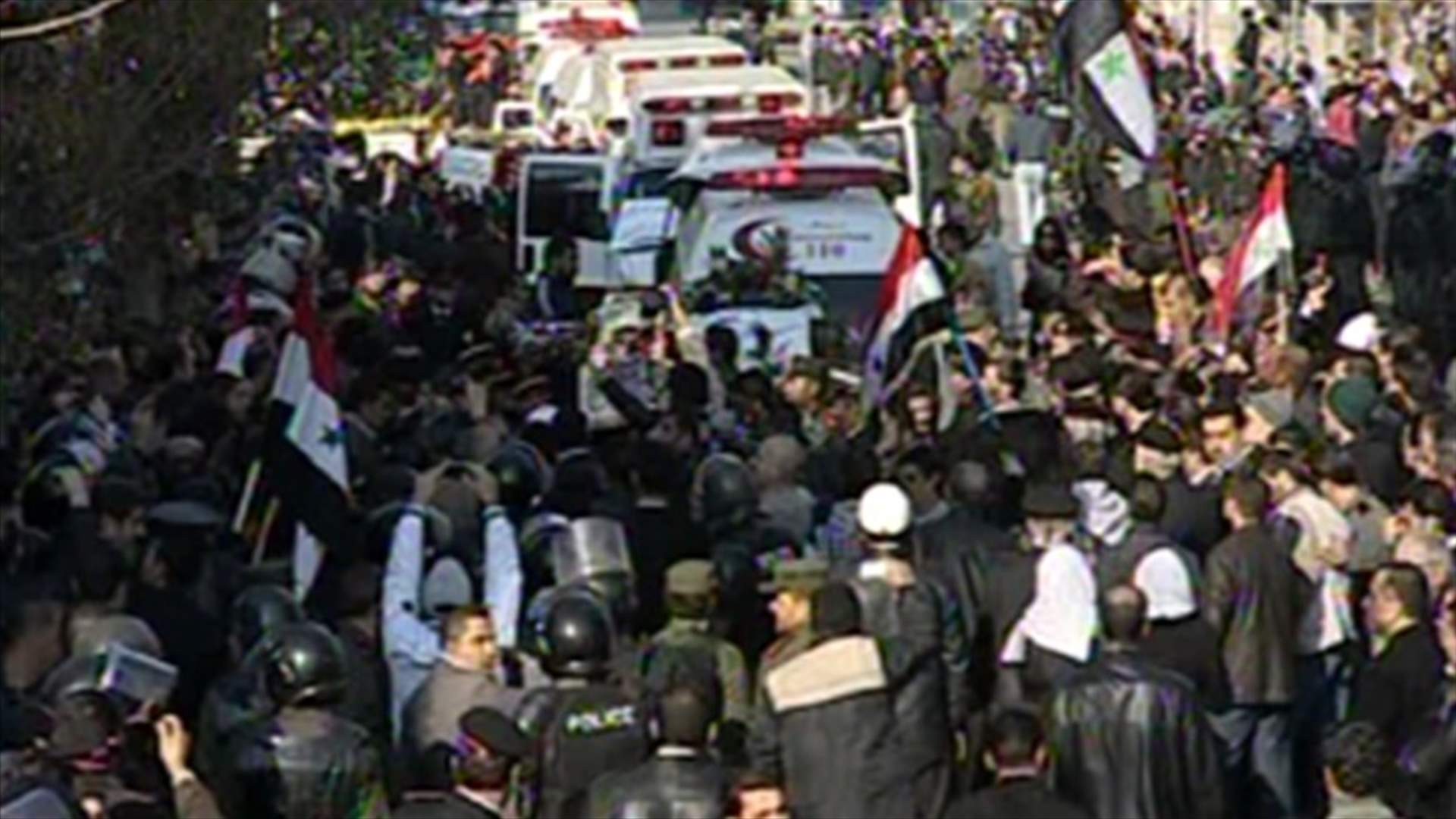 With official and mass participation Syria lays its martyrs to rest 