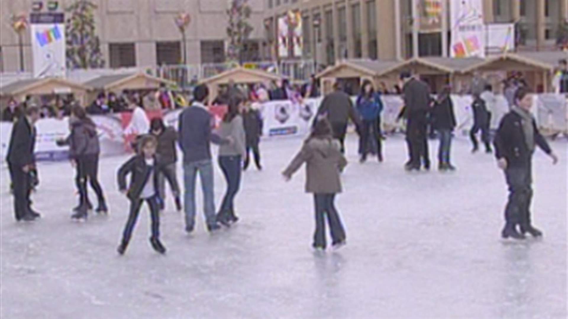 Solidere sponsors ice skating rink in Beirut Souks 