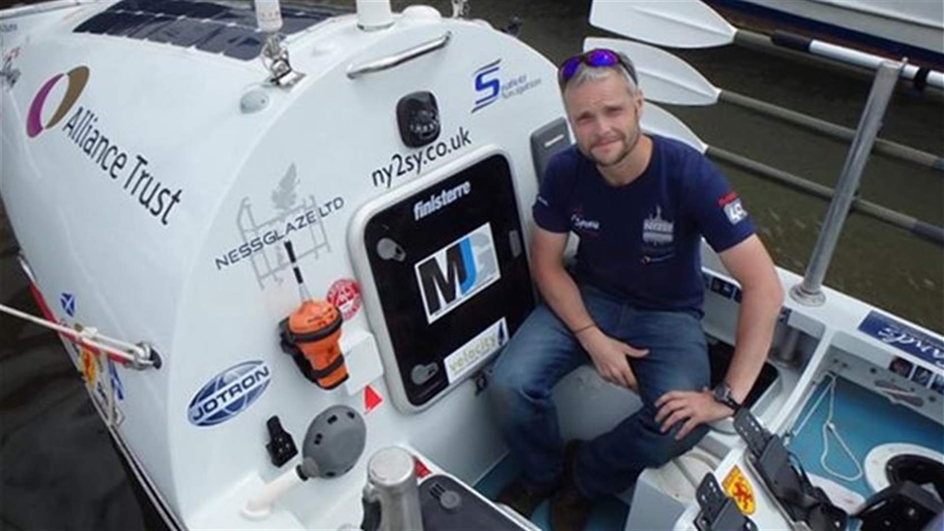 Coast Guard rescues man trying to row from New York to Scotland