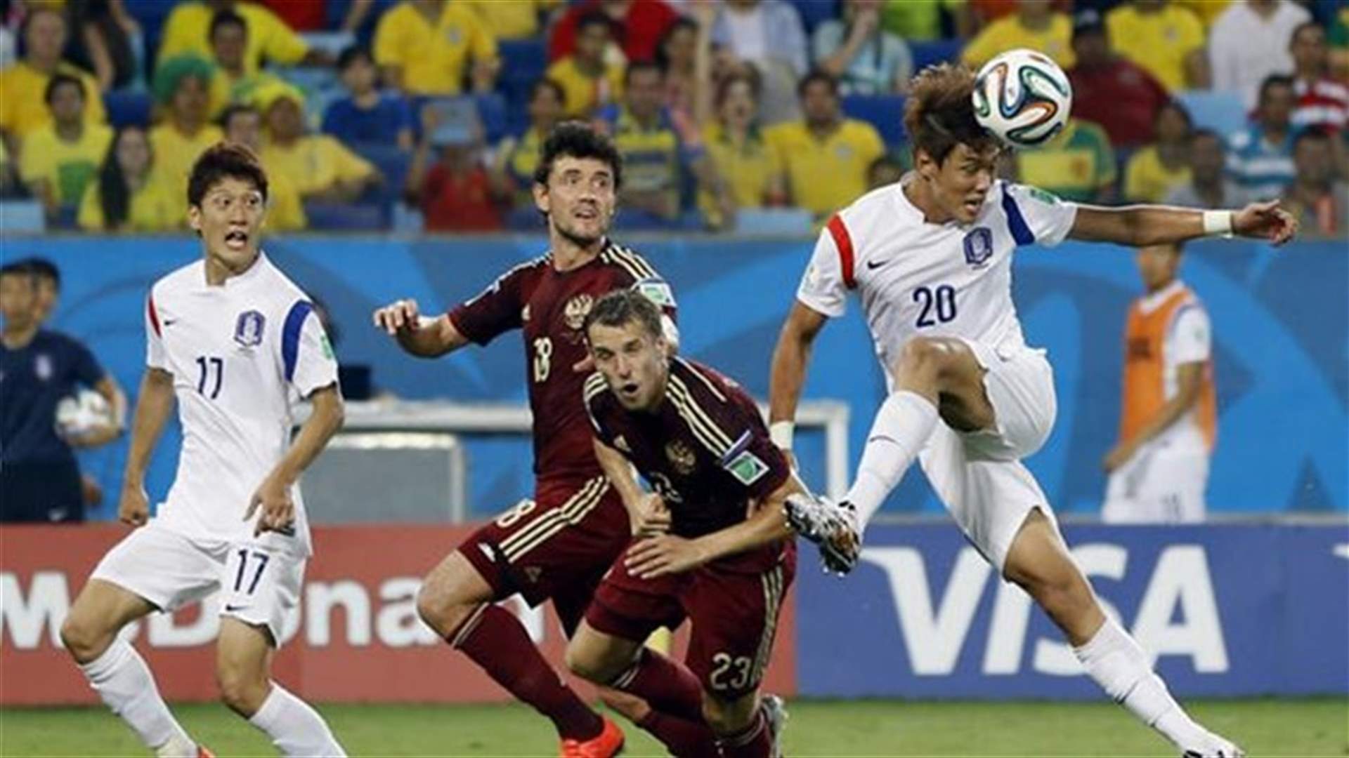 Russia, South Korea fans disappointed with 1-1 draw