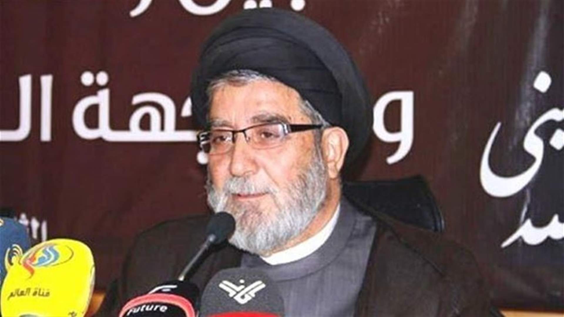 إبراهيم أمين السيد حذر من سياسات البعض تجاه الارهاب