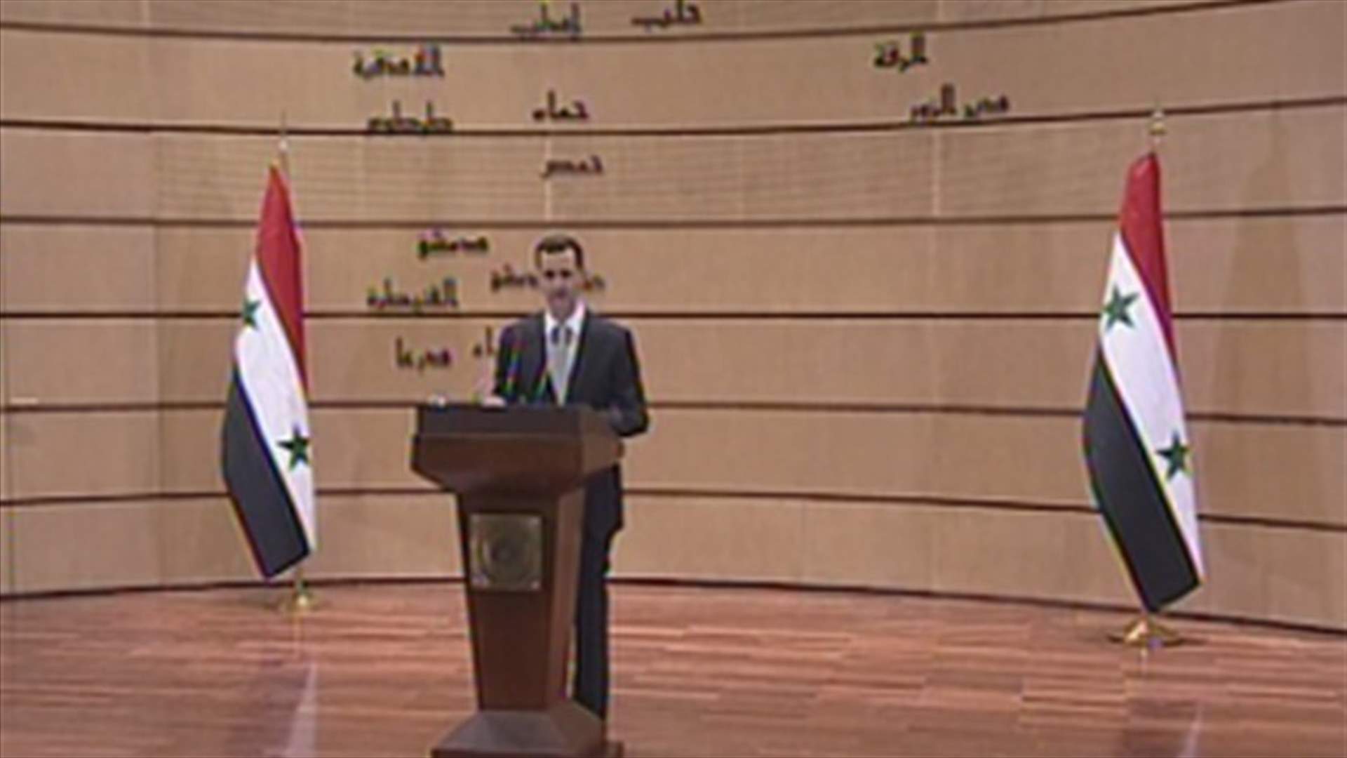 Assad: Syria will not "close doors" to Arab solutions 