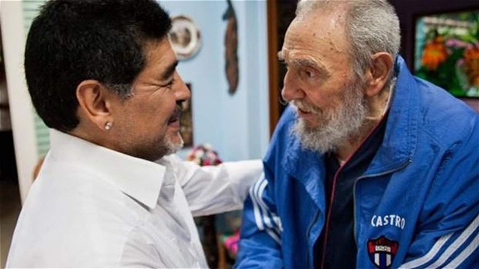 Fidel Castro praises Maradona, Messi