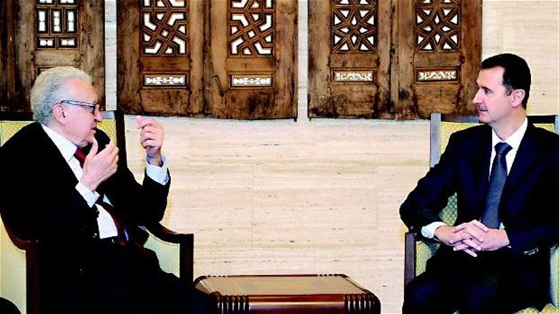 الإبراهيمي: نصحت الأسد بدور "صانع الملك" 