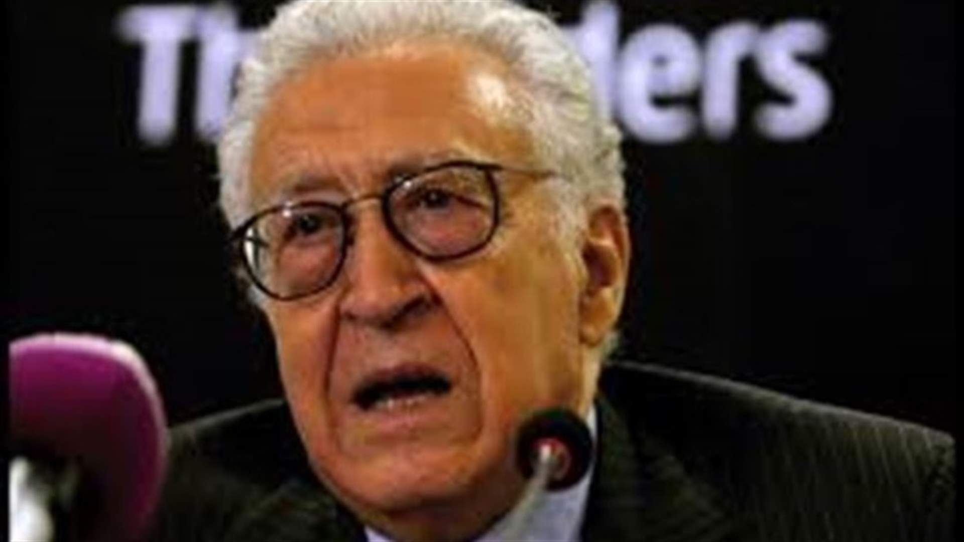 الابراهيمي: فوجئت بالتدخل العسكري العلني لـحزب الله