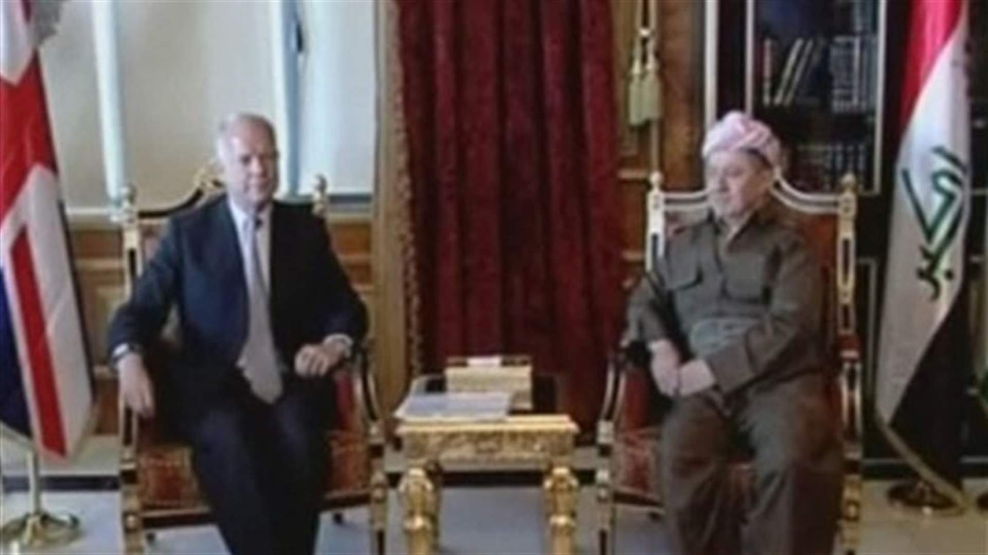 Britain's Hague in Arbil for talks with Kurdish leaders