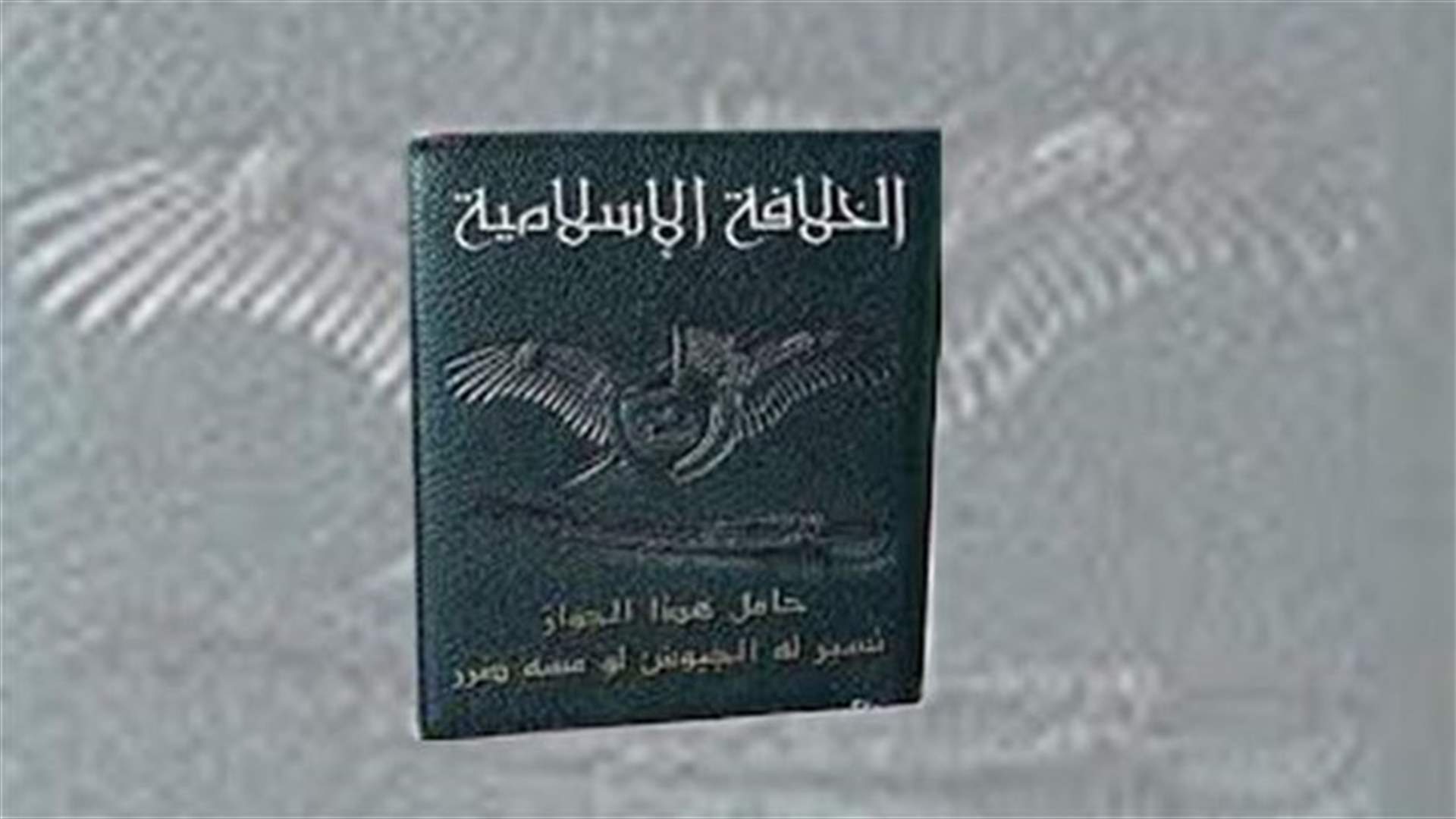  "دولة الخلافة الإسلامية" تصدر أول جواز سفر رسمي لها بالموصل