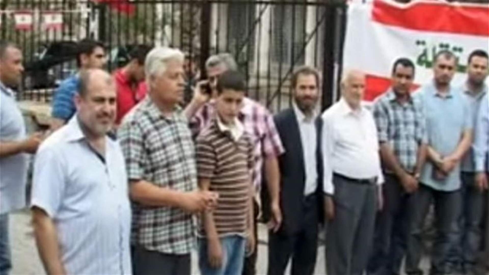 اعتصام في سرايا حلبا الحكومي