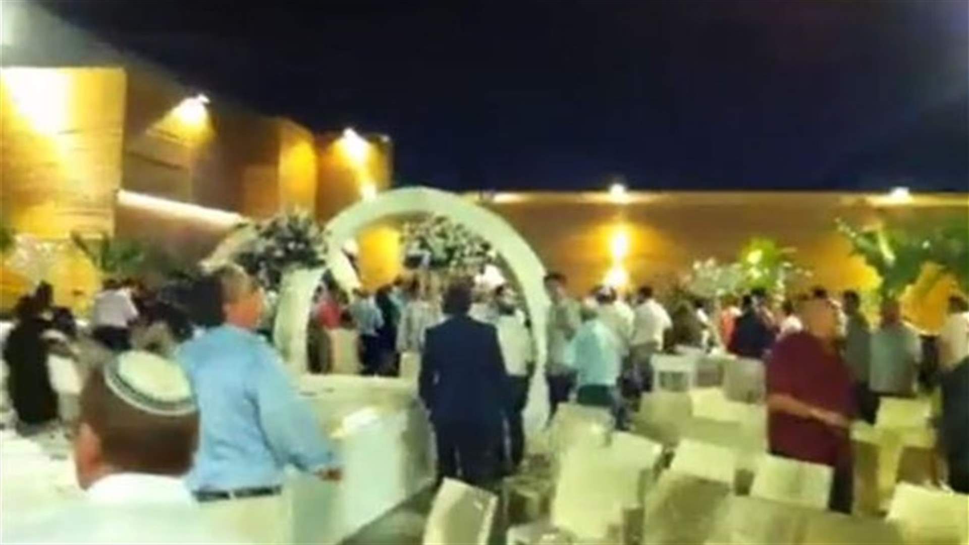 بالفيديو...الصواريخ تصل الى حفل زفاف في اسرائيل