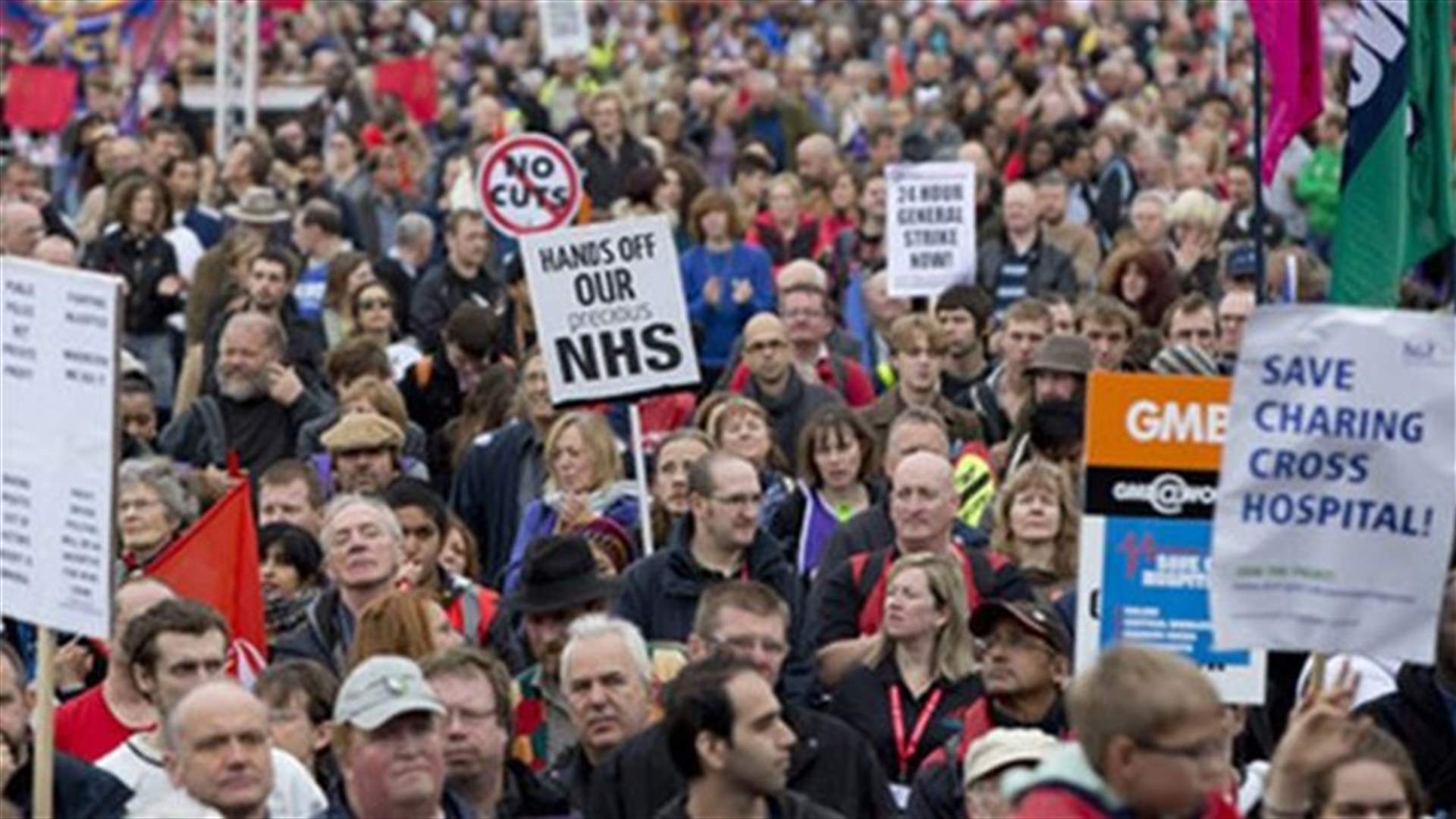 British public sector workers strike over "poverty pay"