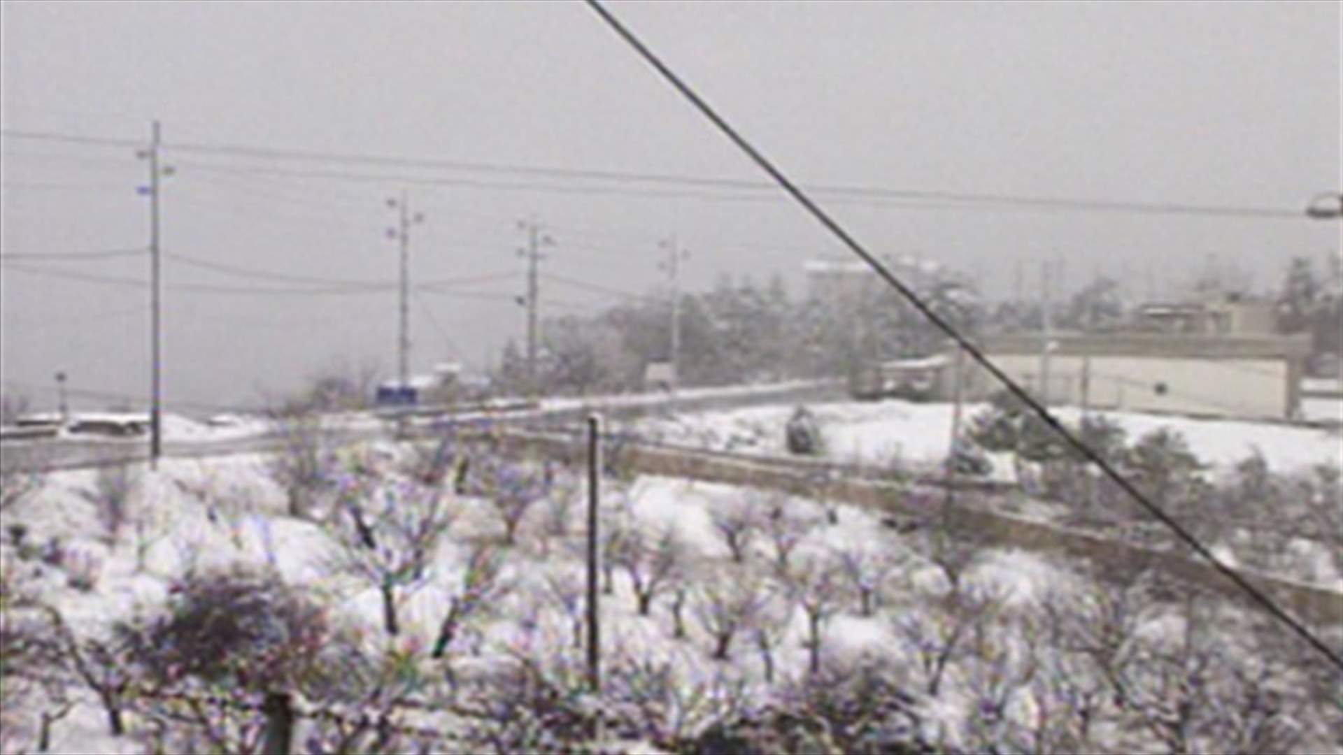 Zahleh schools close due to heavy snow storm 