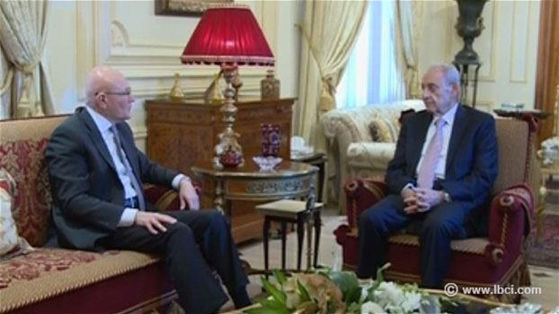 Salam discusses with Berri agenda of upcoming cabinet session